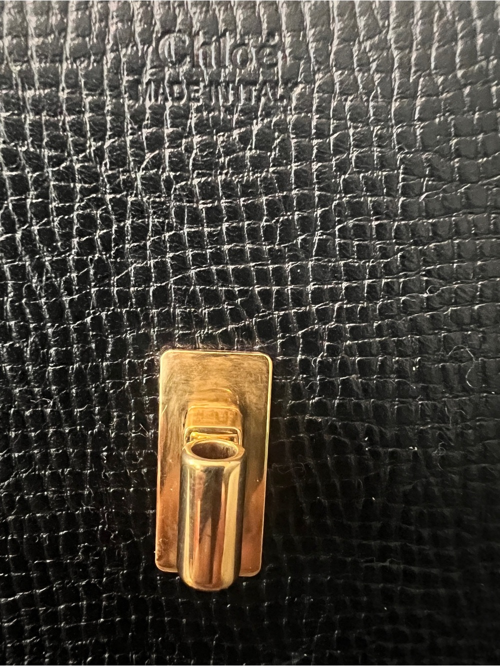 Chloé Two-Tone Saddle Crossbody in Black & Cream amazing condition clean inside - Picture 3 of 9